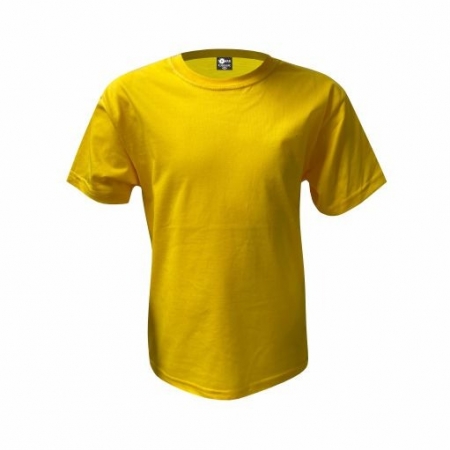 Camiseta infantil algodão Amarelo Canário