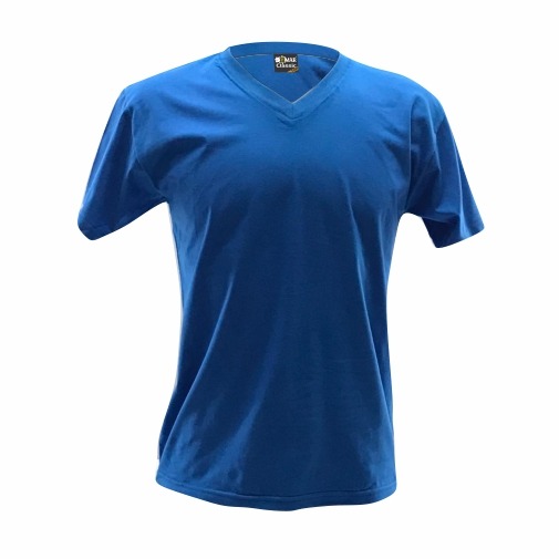 Camiseta Gola V Azul Royal