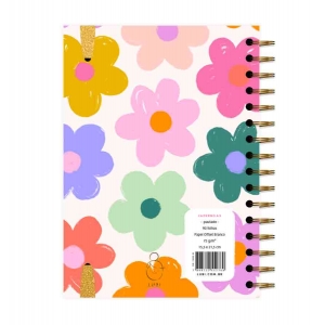 Caderno A4 Colorées Fleurs