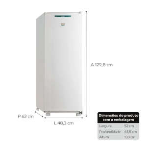 Freezer Vertical 1 Porta Consul 121 Litros - Branco