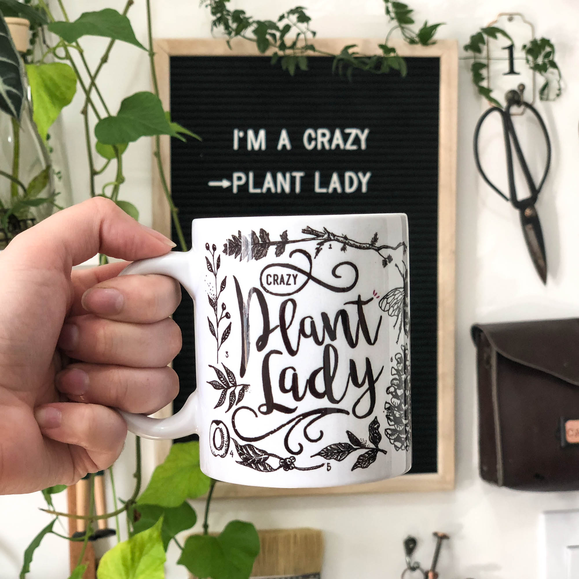 Caneca Crazy Plant Lady