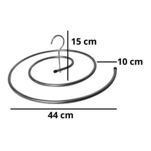 Varal Cabide Espiral Para Lençol Aço Espiral  Metros Secagem Toalha Conjunto 2 Unidades