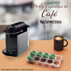 Porta Cápsulas de Café em Acrílico - Nespresso