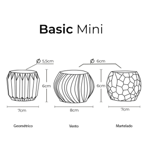 Cachepot Geométrico Mini - Basic