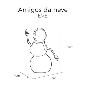 Estatueta Eve - Amigos de Neve