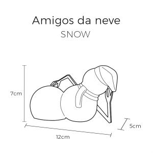 Estatueta Snow - Amigos de Neve
