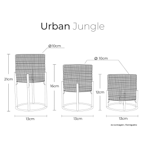 Trio Cachepot - Urban Jungle