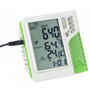 Medidor de CO2 de Mesa com Termo-Higrômetro - AK766
