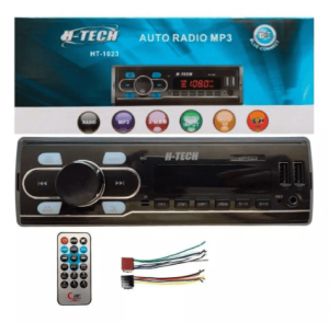 Rádio Mp3 H-tech Ht-1023 Bluetooth Usb Auxiliar