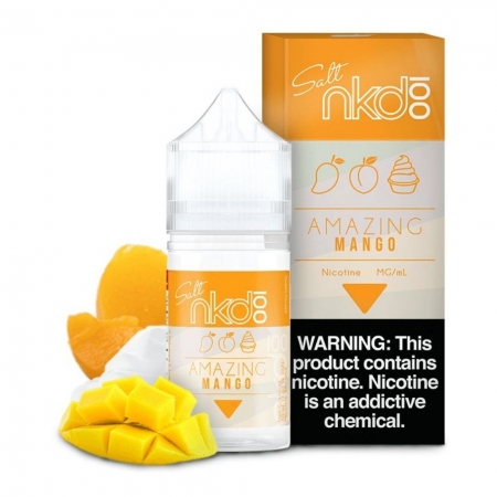 Naked 100 Nic Salt 30ml - 50mg Amazing Mango Ice