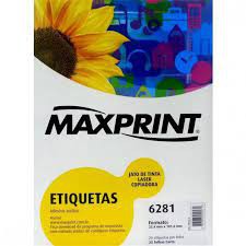 ETIQUETAS MAXPRINT 25FLS 492128