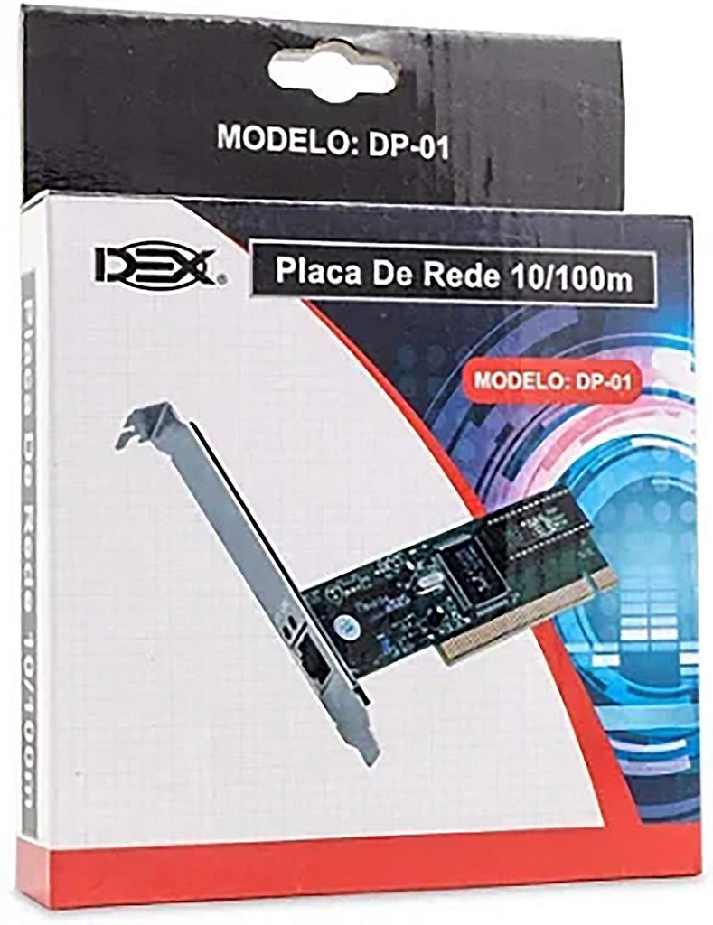 PLACA DE REDE DEX 10/100 PCI CHIPSET REALTEK DP-01