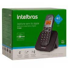 TELEFONE INTELBRAS SEM FIO TS 5120 PRETO VIVA VOZ ID