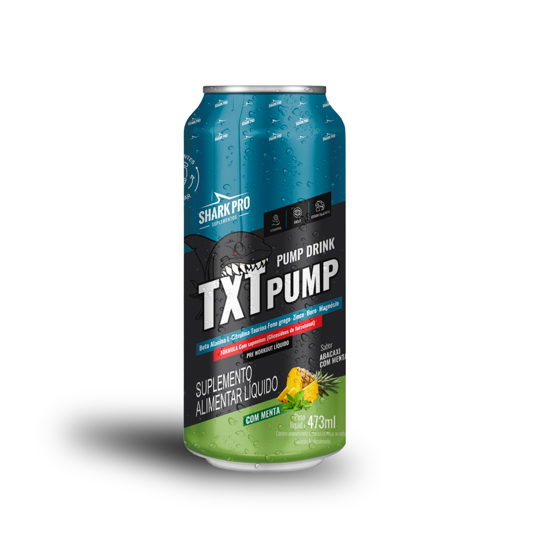 TXT Drink - Pump Drink - Pack com 6 Unidades