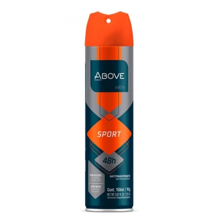 Desodorante Antitranspirante Above Men Sport Aerossol 150ml