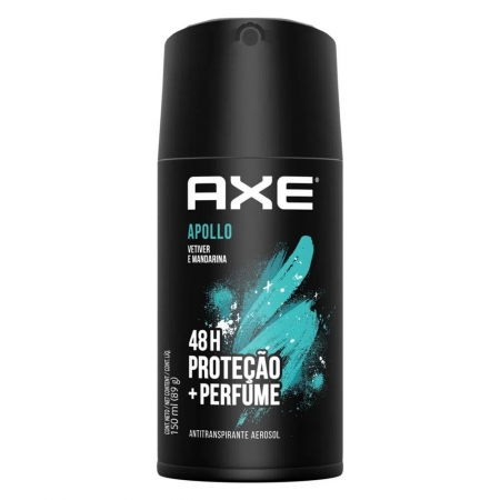 Desodorante Antitranspirante Axe Apollo Vetiver e Mandarina 150ml