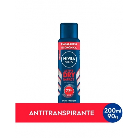 Desodorante Antitranspirante Nivea Men Dry Impact Aerossol 150ml