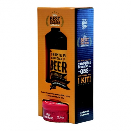 Kit Best Seller Shampoo Special Beer e Pomada Killer QOD