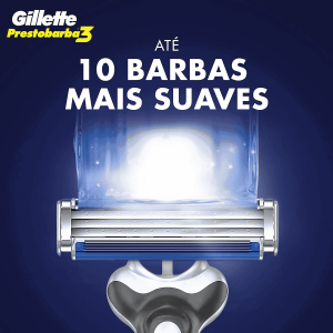 Aparelho de Barbear Gillette Prestobarba 3 com 2 Unidades