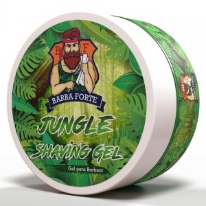 Gel de Barbear Jungle Shaving Gel Barba Forte 170g