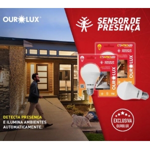 Lampada Controled 9W Sensor De Presenca 6500K
