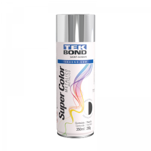 Spray Cromado Metalico 350 Ml/250G -  Tekbond