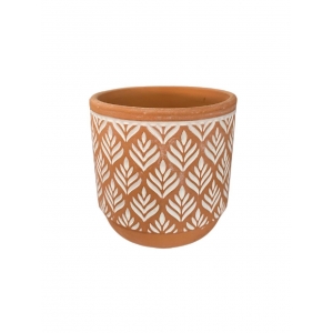 Vaso De Ceramica 8.8 X 8.5 Cm Redondo