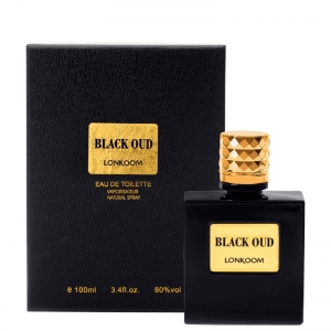 Black Oud For Men Lonkoom Eau de Toilette - Perfume Masculino 100ml
