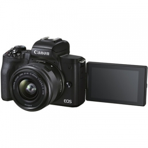 Câmera Canon eos m50 mark ii com lente de 15-45mm