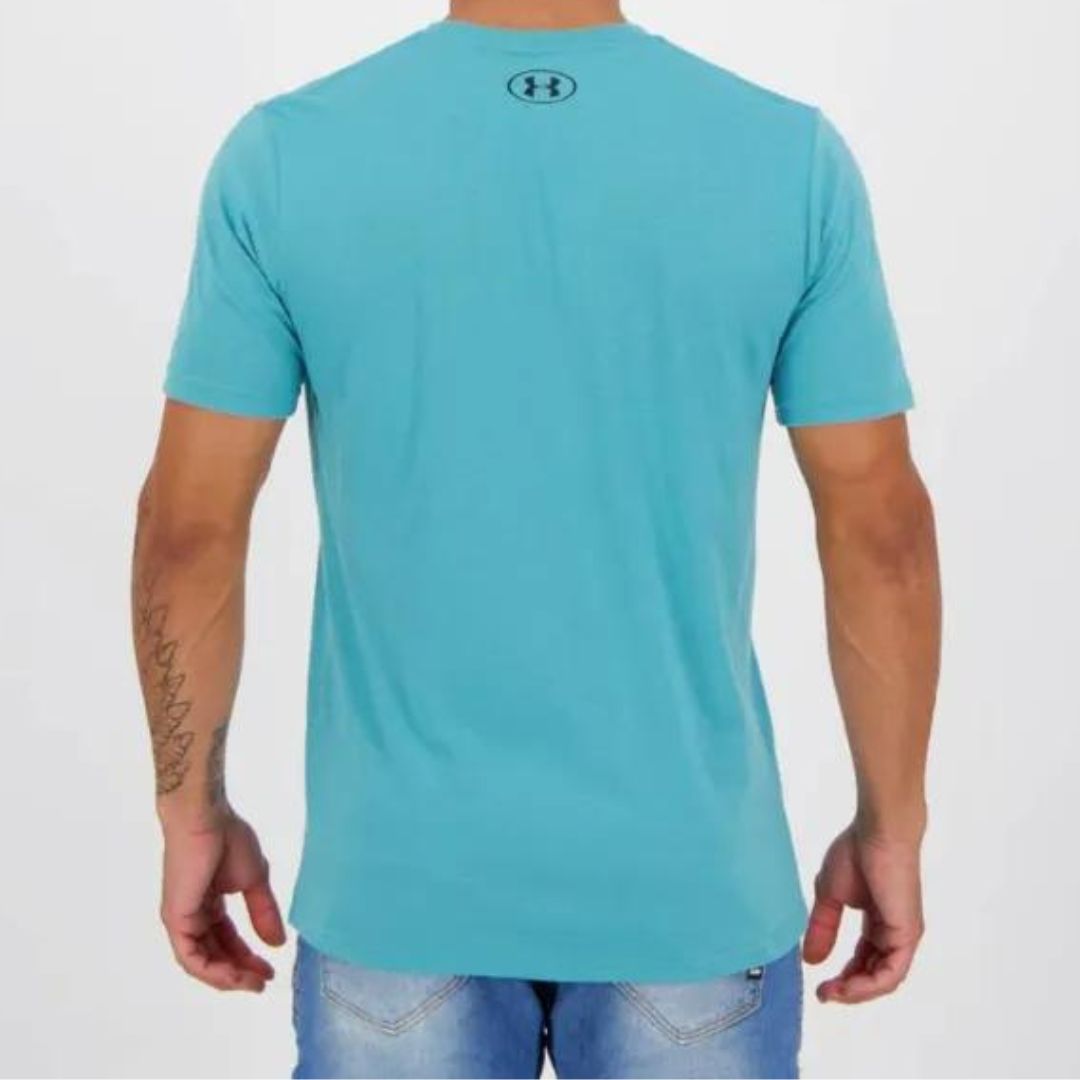 Camiseta Under Armour Sportstyle Logo Masculina - Azul claro