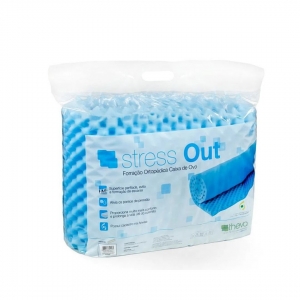 Colchão Caixa de Ovo Solteiro D33 Azul Stress Out Copespuma - Foto 1