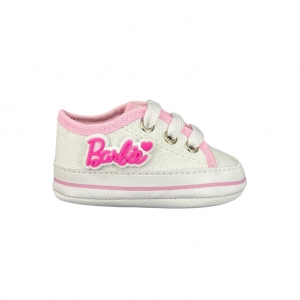 Tênis Starzinho de bebê Barbie (Branco/Rosa)