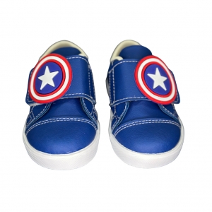 Tênis Starzinho Infantil Velcro Capitão America (Azul)