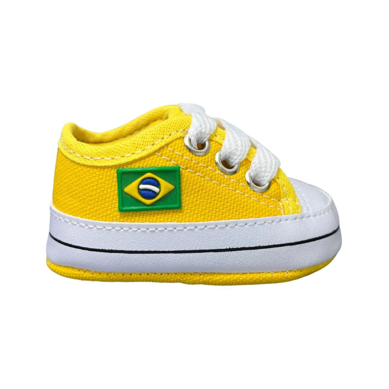 Tênis Starzinho de bebê Brasil (Amarelo)