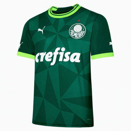 Camisa Puma Palmeiras I 23/24 Torcedor Masculina Verde