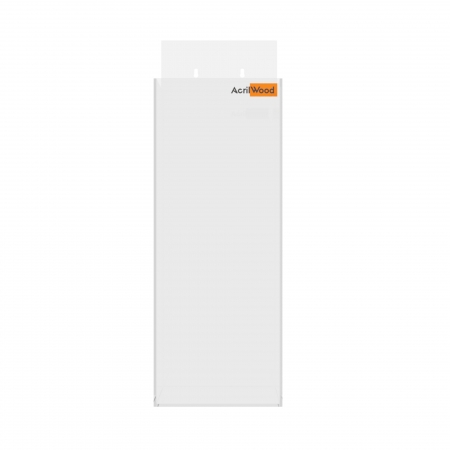 Miniaturas (Thumbnails) do Produto Display Porta Folder em Acrílico de Parede - 10x30cm
