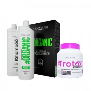 Kit Organic + Trotox Rosa Sem Formol - Troia Hair