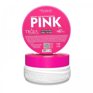 Máscara Pigmentante Troia Colors Pink 150g - Troia Hair
