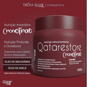 Linha Cronotrat Hidratação Reconstrução Nutrição - Qatar Hair
