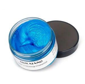 Mofajang BLUE Creme De Pintura De Cera  /Coloração Temporária/Faça Você Mesmo