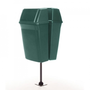 Lixeira para Reciclagem 57L Verde