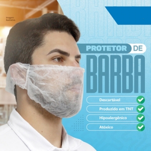 Protetor de Barba TNT Caixa com 100 unidades