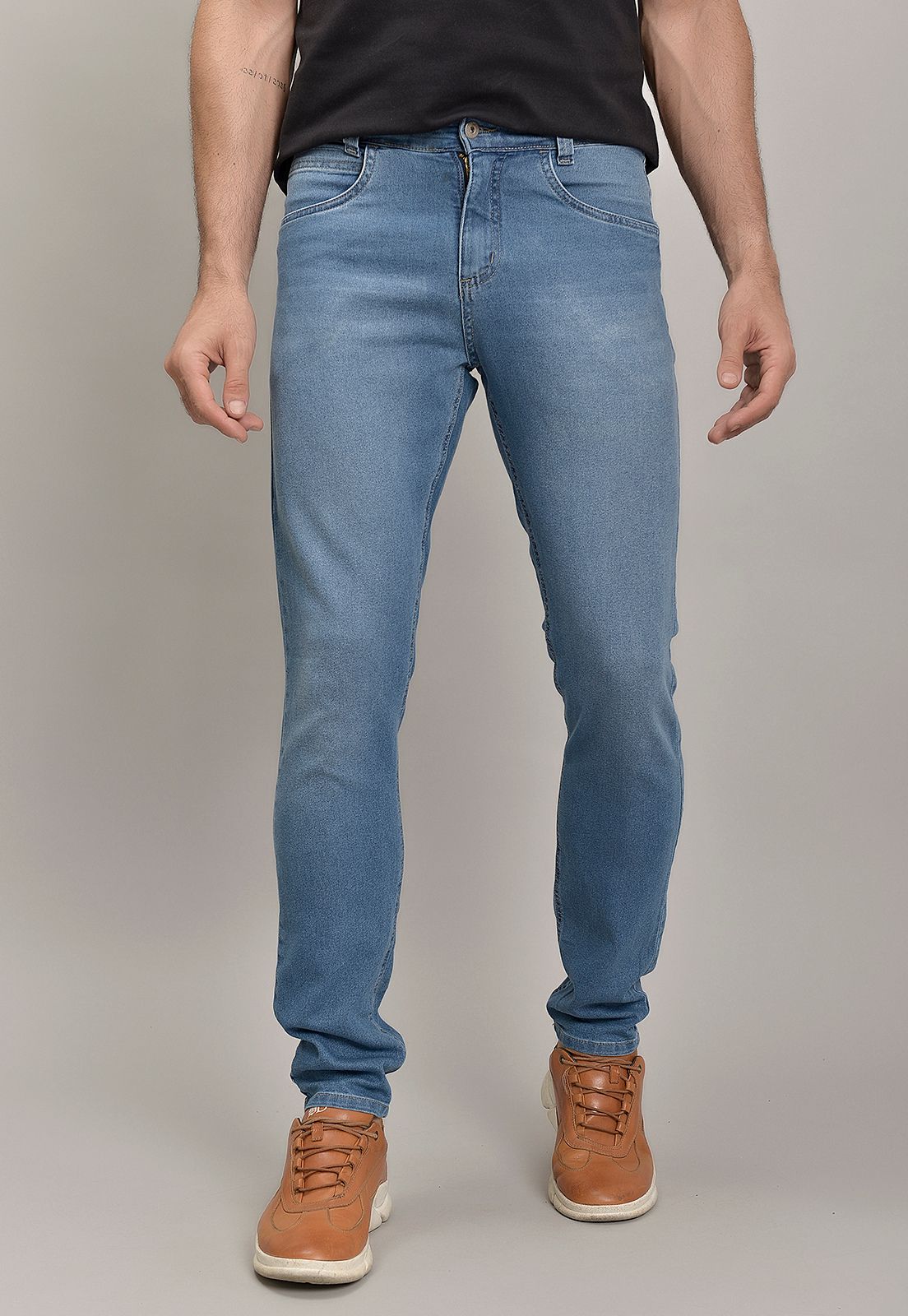 Calça Jeans Slim Fit Tradicional Masculina Lemier Collection