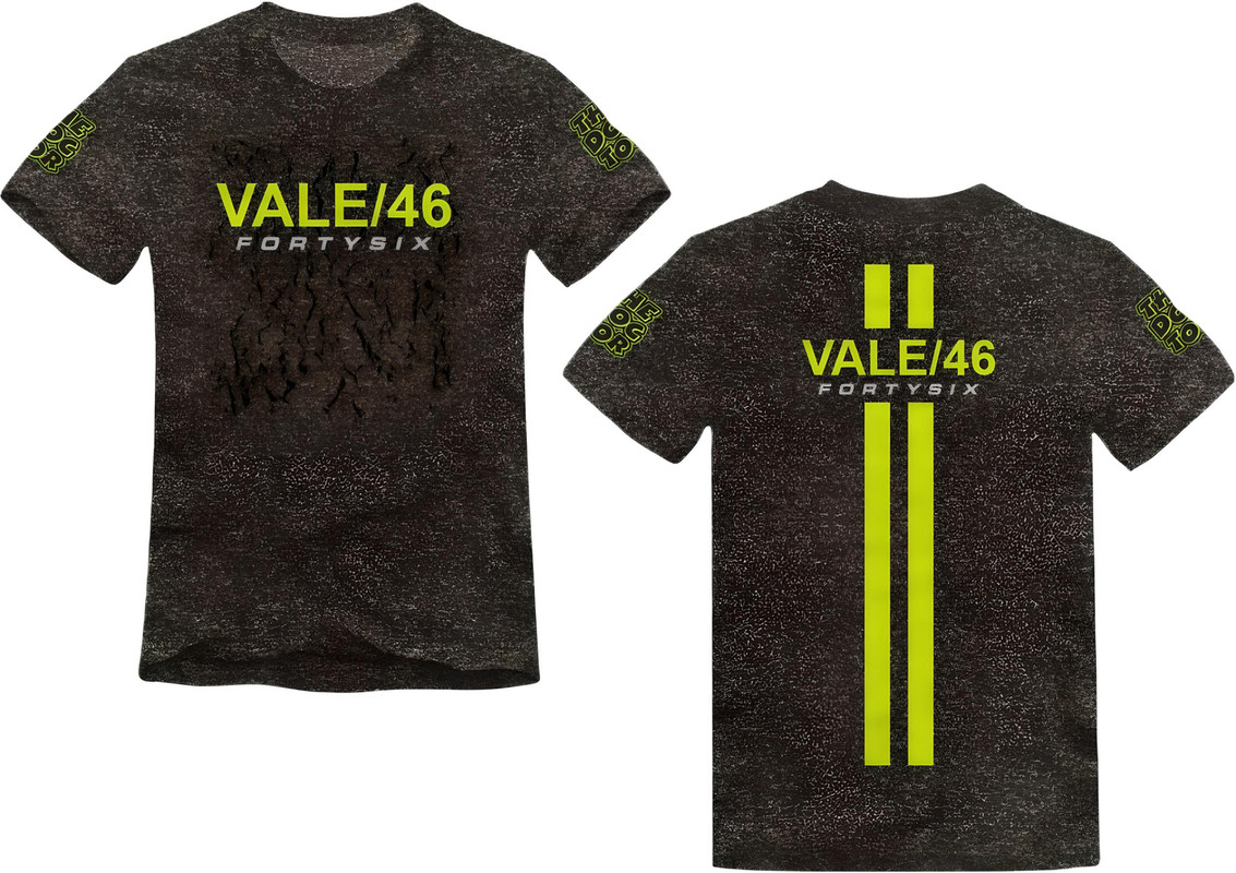 Camiseta Masculina All Boy VR46 Vale 46 Faixas - Foto 0