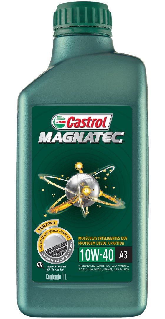 Óleo Lubrificante Castrol Magnatec A3 10W40 1L - Foto 0