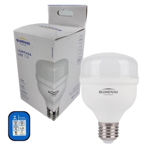 Lâmpada LED Bulbo 20W Alta Potência T70 6500K Branco Frio Blumenau