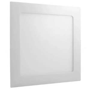 Plafon LED 24W Embutir Quadrado 3000K Branco Quente Blumenau