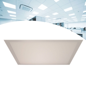 Plafon LED 40W Embutir Quadrado Slim 3000K Branco Quente