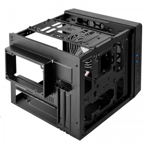 Gabinete Cubo Cooler Master Mini-ITX Elite 110 Preto - RC-110-KKN2