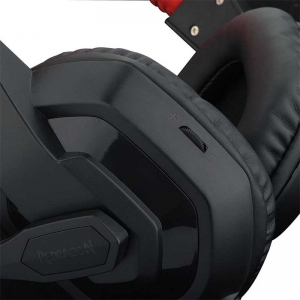 Headset Gamer Redragon Ares P2 Preto / Vermelho - H120